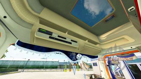Innenraum für Scania-LKW für Euro Truck Simulator 2