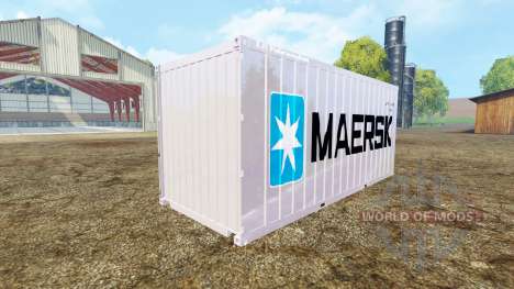 Container 20ft Maersk für Farming Simulator 2015