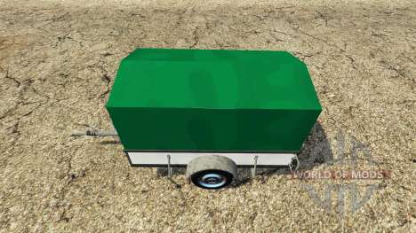 Service car trailer v1.7 pour Farming Simulator 2015