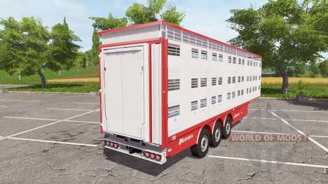 Michieletto livestock trailer v1.1 pour Farming Simulator 2017