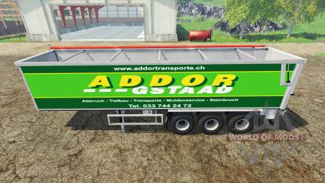 Kroger Agroliner SRB3-35 addor gstaad v0.1 pour Farming Simulator 2015