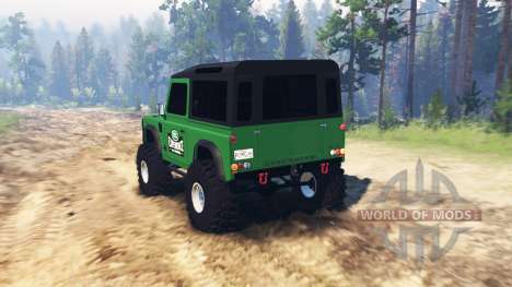 Land Rover Defender pour Spin Tires