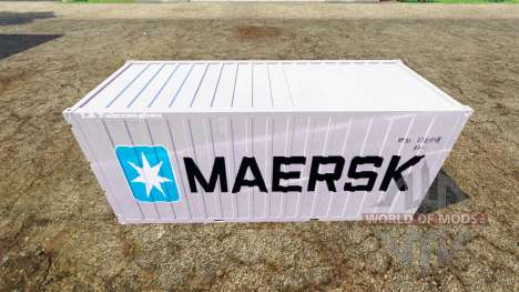 Container 20ft Maersk pour Farming Simulator 2015