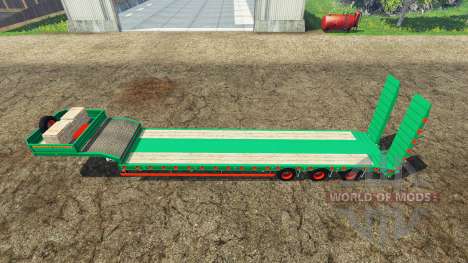 Aguas-Tenias low semitrailer v3.0 pour Farming Simulator 2015