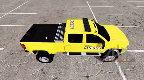 Chevrolet Silverado 3500 HD Police pour Farming Simulator 2017