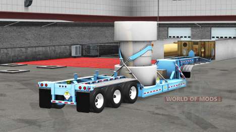 Low sweep mit einer Fracht von Atommüll v1.1 für American Truck Simulator
