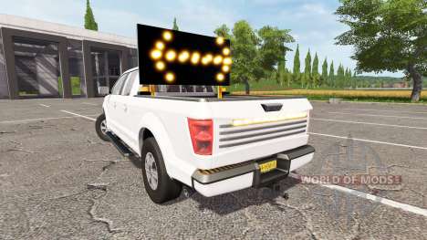 Lizard Pickup TT traffic advisor v1.1 pour Farming Simulator 2017