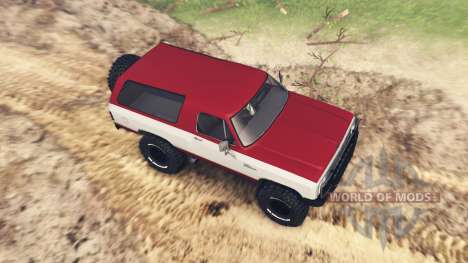 Dodge Ramcharger 1982 pour Spin Tires