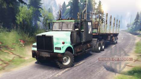 Western Star 4900 v2.0 pour Spin Tires