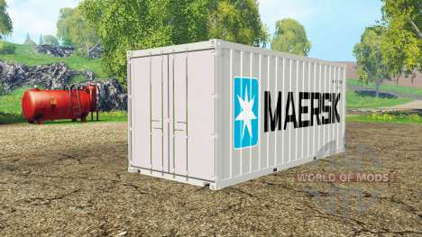 Container reefer 20ft Maersk für Farming Simulator 2015