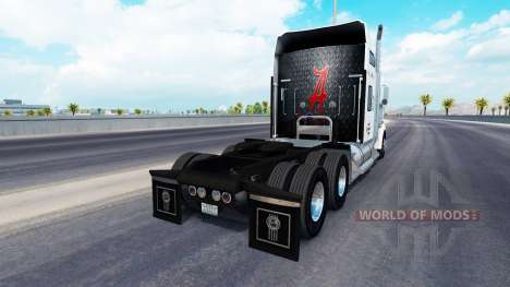 La peau de l'Alabama sur le camion Kenworth W900 pour American Truck Simulator