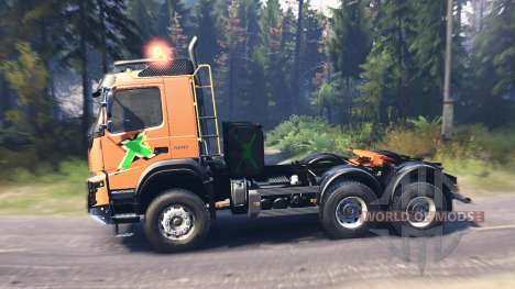 Volvo FMX 500 6x6 pour Spin Tires