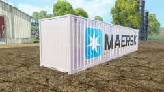 Container 40ft Maersk pour Farming Simulator 2015