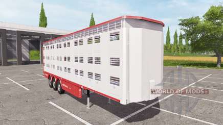 Michieletto livestock trailer v1.1 pour Farming Simulator 2017