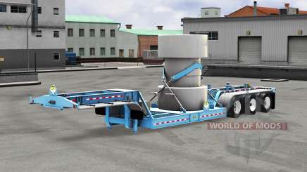 Bas de balayage avec une cargaison de déchets nucléaires v1.1 pour American Truck Simulator