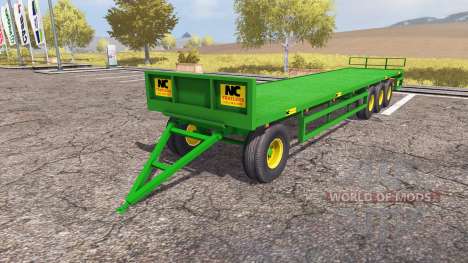 NC bale trailer pour Farming Simulator 2013