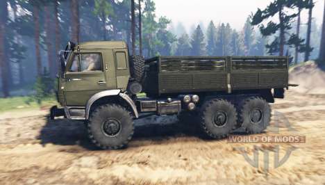 KamAZ 5350 Mustang pour Spin Tires