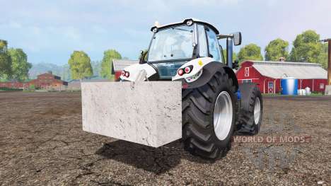 Concrete weight pour Farming Simulator 2015