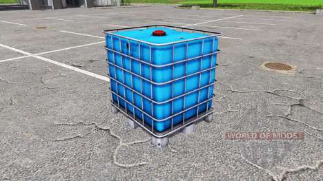 AUER Packaging IBC container water pour Farming Simulator 2017