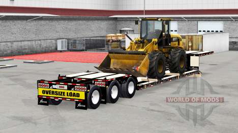 Low sweep XL 90 MDE mit Lasten v5.0 für American Truck Simulator