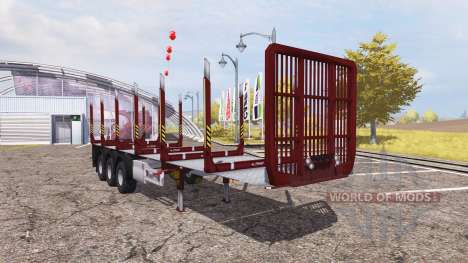 Fliegl timber trailer für Farming Simulator 2013