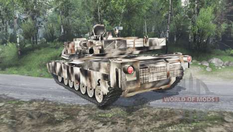 M1 Abrams desert camo für Spin Tires