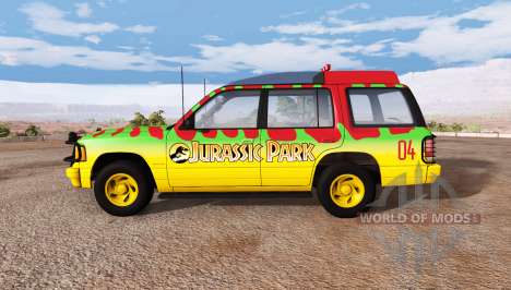 Gavril Roamer Tour Car Jurassic Park für BeamNG Drive