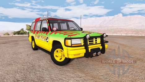Gavril Roamer Tour Car Jurassic Park pour BeamNG Drive