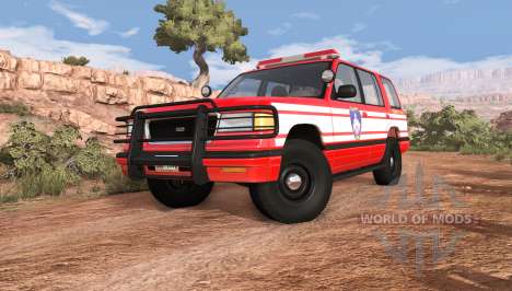Gavril Roamer DeWitt NY Fire Department Squad pour BeamNG Drive