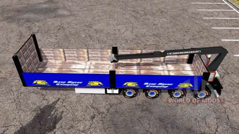 Ekeri bale semitrailer v2.0 pour Farming Simulator 2013
