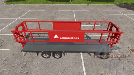 ANNABURGER bale trailer pour Farming Simulator 2017