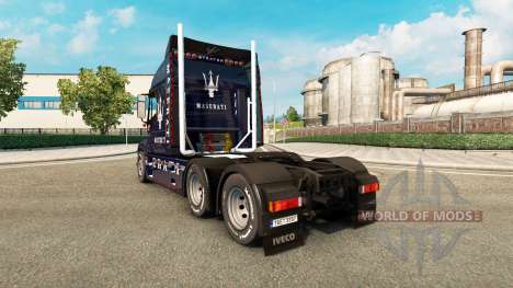 La peau de la Maserati sur le camion Iveco Strat pour Euro Truck Simulator 2
