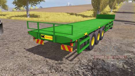 NC Engineering bale trailer pour Farming Simulator 2013