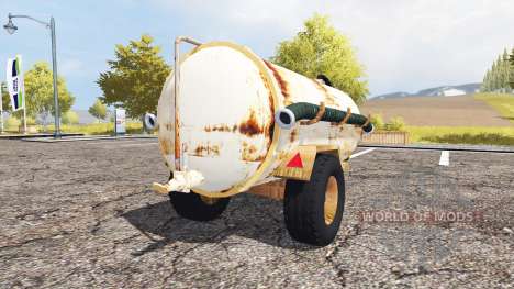 Rusty slurry tanker pour Farming Simulator 2013