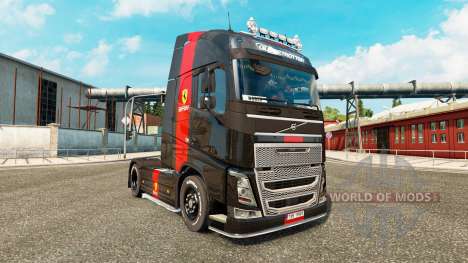 Ferrari skin für den Volvo truck für Euro Truck Simulator 2