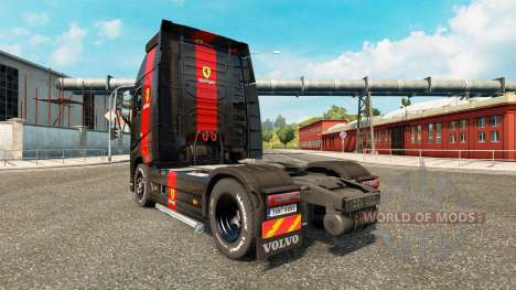 Ferrari peau pour Volvo camion pour Euro Truck Simulator 2