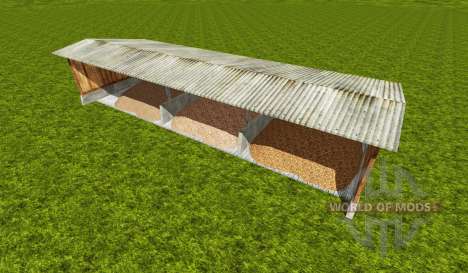 Storage for potatoes. beets and wood chips pour Farming Simulator 2015