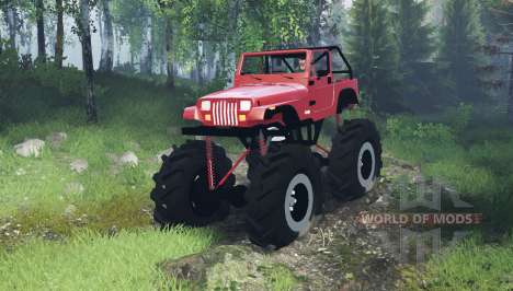 Jeep Wrangler (YJ) mega für Spin Tires