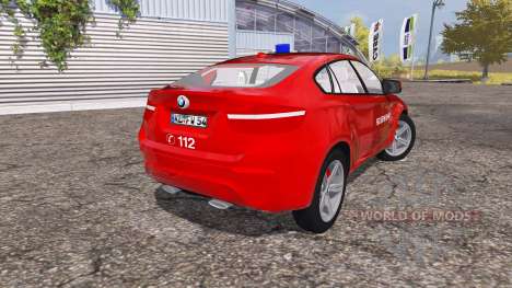 BMW X6 M (Е71) Feuerwehr für Farming Simulator 2013
