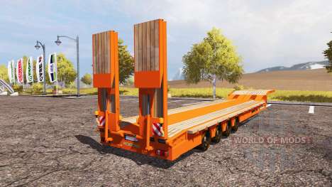 Goldhofer low loader semitrailer pour Farming Simulator 2013
