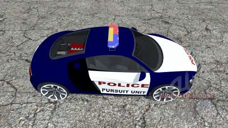 Audi R8 Police für Farming Simulator 2013