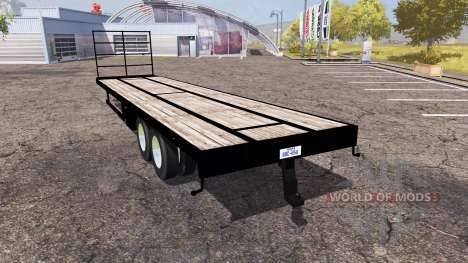 Flatebed trailer v1.1 pour Farming Simulator 2013