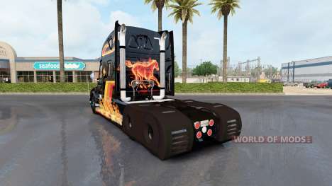 La peau De la Flamme sur le tracteur Freightline pour American Truck Simulator