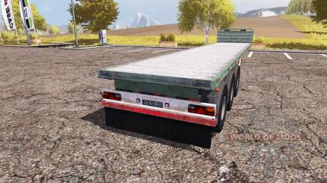 Kogel flatbed trailer pour Farming Simulator 2013