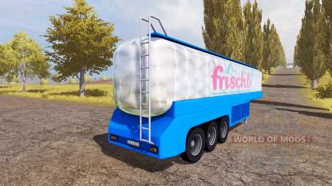 Milk tank semitrailer pour Farming Simulator 2013