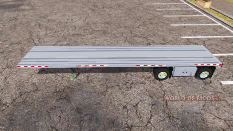 Manac flatbed trailer für Farming Simulator 2013
