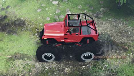 Jeep Wrangler (YJ) mega für Spin Tires