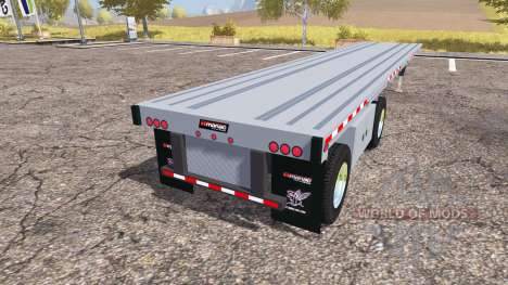 Manac flatbed trailer für Farming Simulator 2013