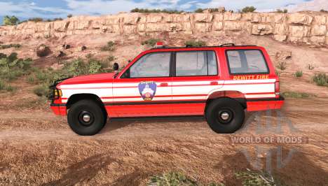 Gavril Roamer DeWitt NY Fire Department Squad pour BeamNG Drive