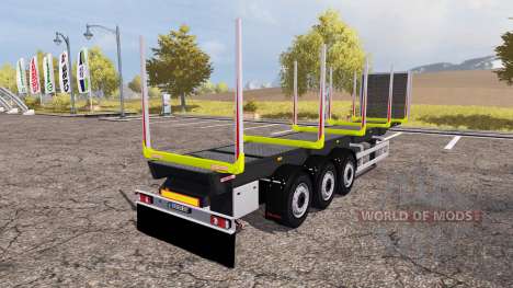 Riedler-Anhanger timber semitrailer pour Farming Simulator 2013